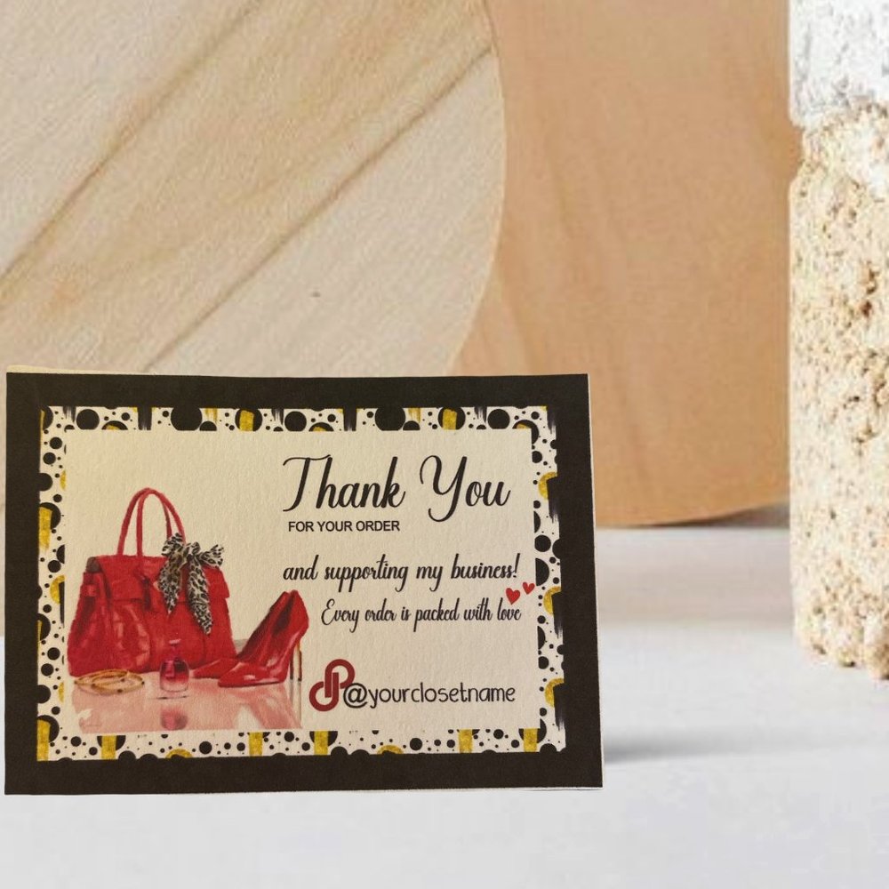 Set Of 100 Thank You Card